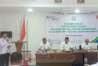 Forum Kepatuhan Jaminan Sosial Ketenagakerjaan Resmi Dibentuk di Tubaba