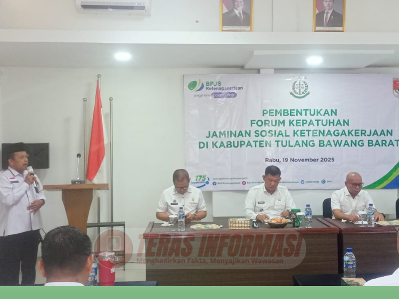 Forum Kepatuhan Jaminan Sosial Ketenagakerjaan Resmi Dibentuk di Tubaba