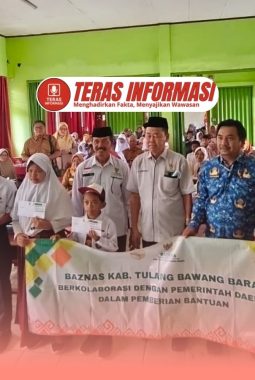 Ceriakan Mimpi Anak Negeri, BAZNAS Tubaba Salurkan Beasiswa untuk 40 Siswa Berprestasi di Kecamatan Tumijajar