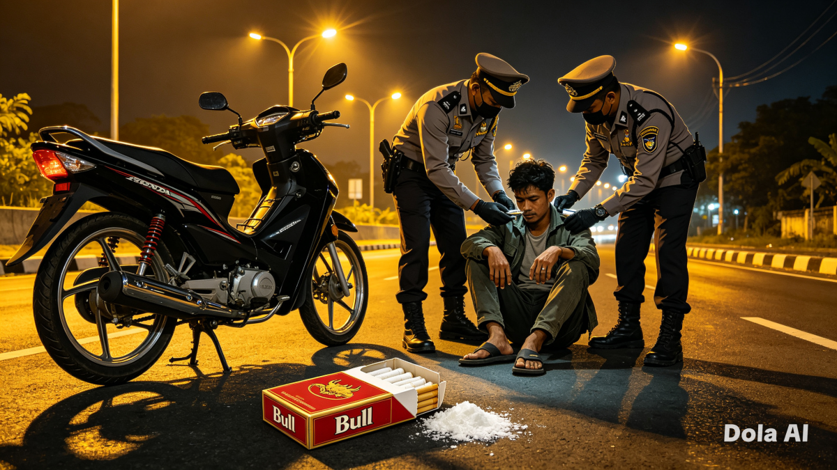 Satresnarkoba Polres Tulang Bawang meringkus Jum,at (29/05/2026) – Semangat memutus rantai peredaran barang haram terus dikobarkan Satuan Reserse Narkoba (Satresnarkoba) Polres Tulang Bawang. Berbekal informasi andalan dari masyarakat, tim operasi kembali mencatatkan keberhasilan besar dengan menangkap seorang pengedar narkotika di kawasan Portal Indo Lampung, Kecamatan Menggala, pada Selasa (19/5/2026) sekitar pukul 19.00 WIB. Langkah tegas ini menjadi bukti nyata bahwa siapapun yang berani bermain dengan racun maut, polisi akan segera menyergap tanpa ampun!