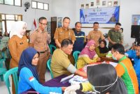 Gelar Tubaba Q Sehat Serentak di 16 Titik, Pemkab Tubaba Tegaskan Kesehatan Jadi Program Prioritas