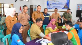 Gelar Tubaba Q Sehat Serentak di 16 Titik, Pemkab Tubaba Tegaskan Kesehatan Jadi Program Prioritas